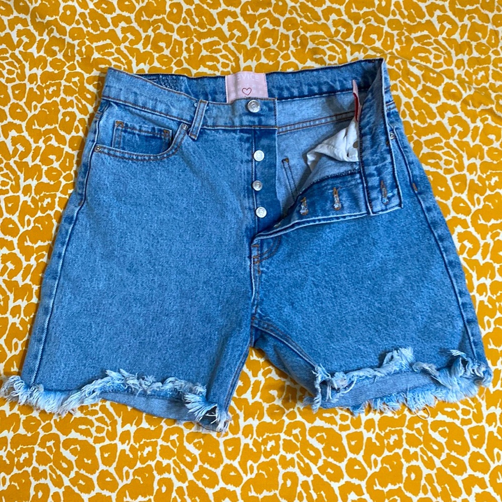 REVICE Denim High Waisted Short
